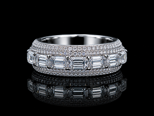 8.21 CTW Natural Diamond Eternity Band