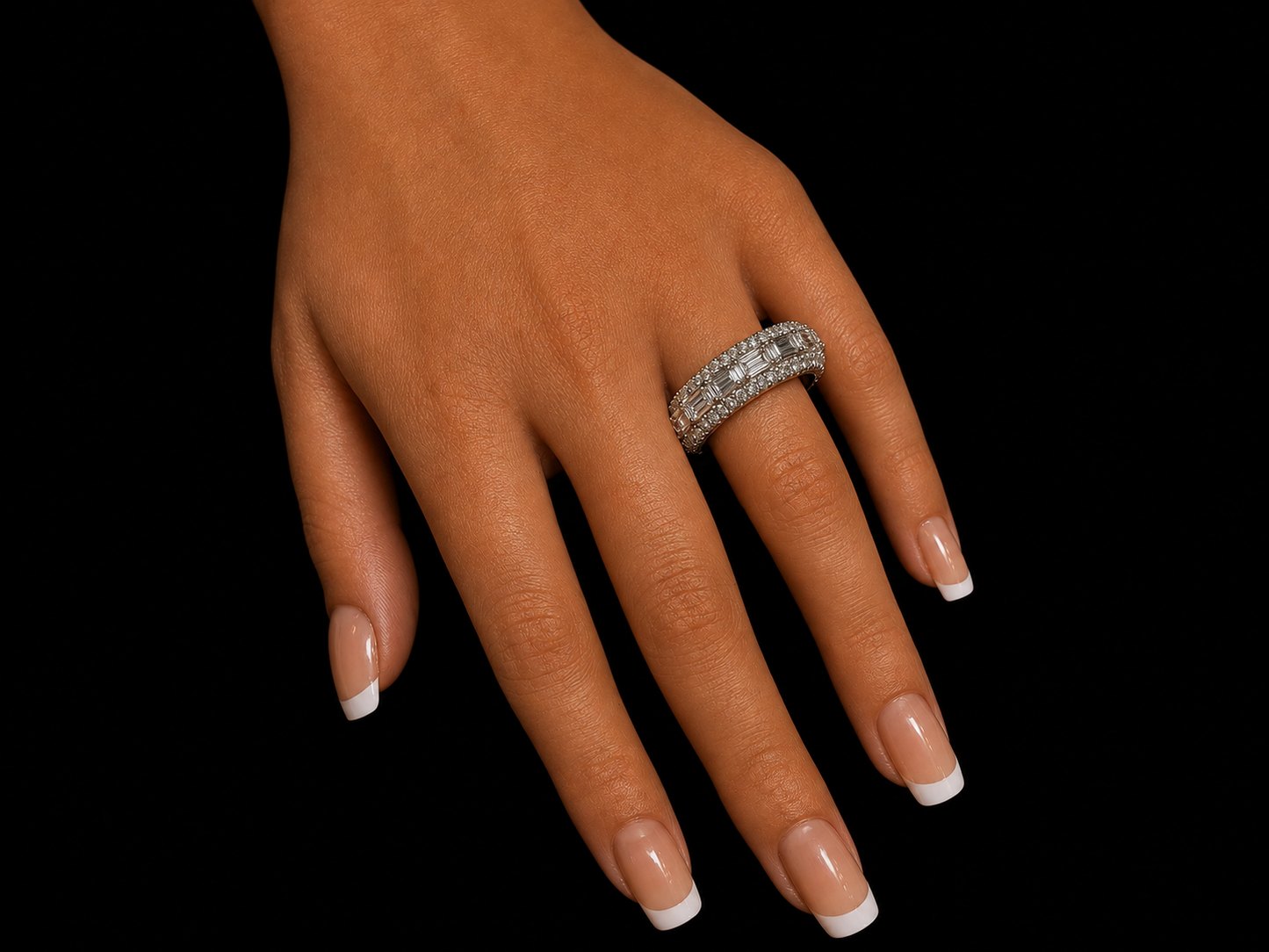 8.21 CTW Natural Diamond Eternity Band