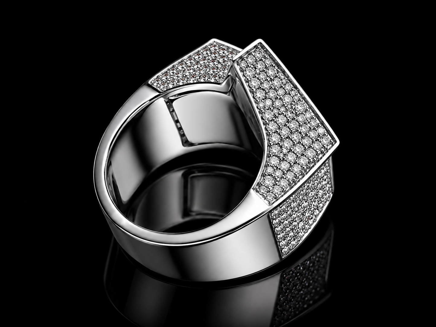 10K White Gold Diamond Star Ring – 1.00 CT Natural Diamonds Angelica Jewellers
