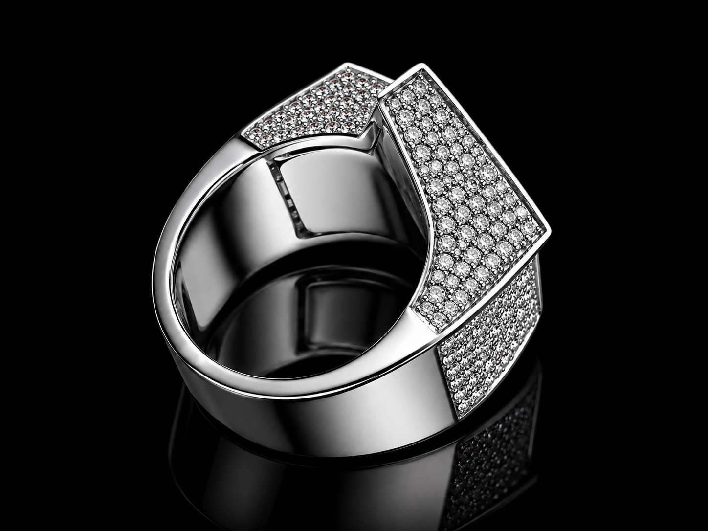 10K White Gold Diamond Star Ring – 1.00 CT Natural Diamonds Angelica Jewellers