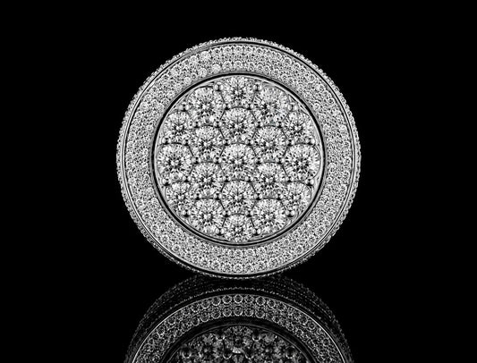 10K WHITE GOLD DIAMOND RING 3.23CT OF DIAMONDS Angelica Jewellers