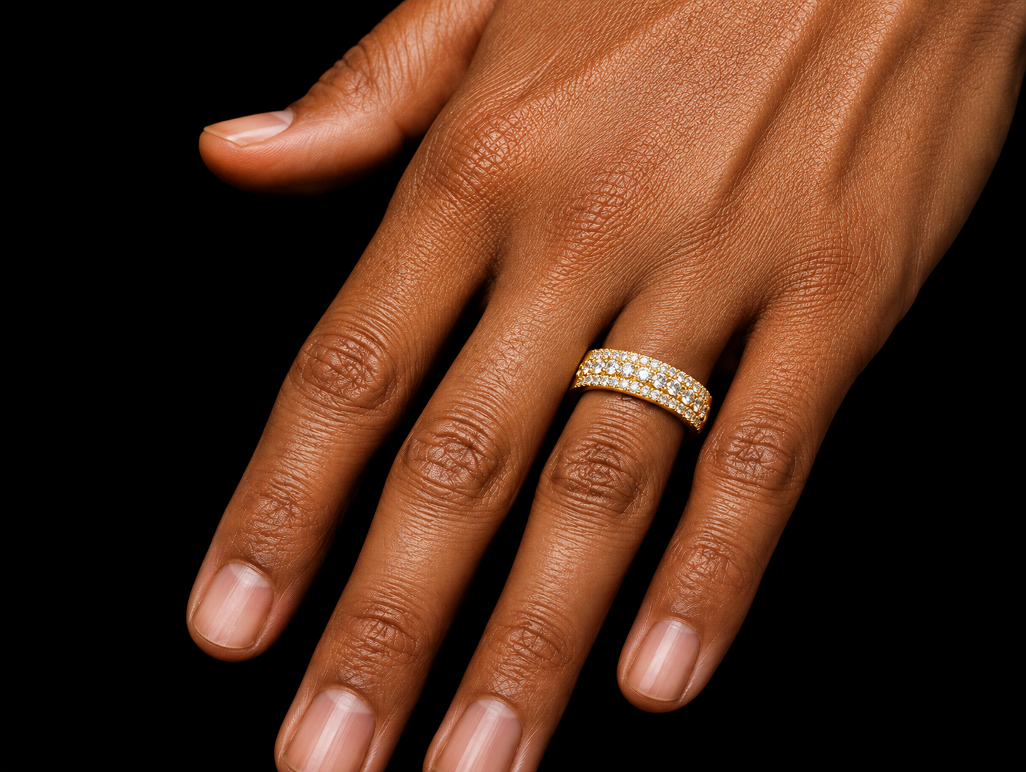 10K Yellow Gold 3.75 CT Diamond Band – Signature Collection Angelica Jewellers