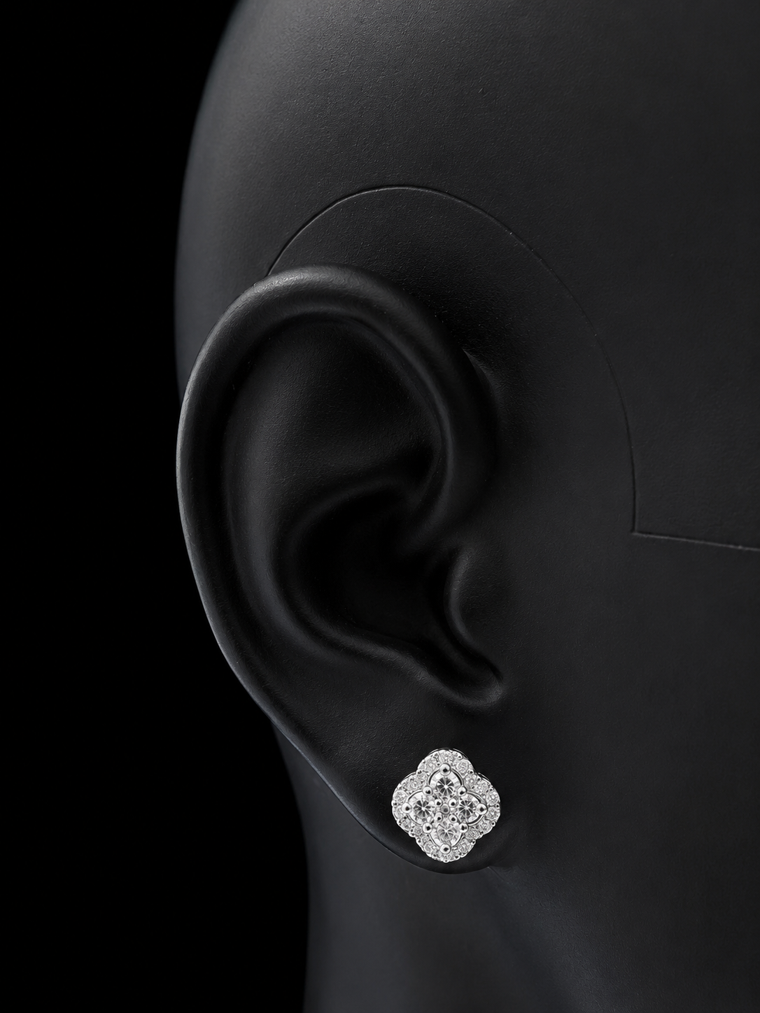 14K WHITE GOLD DIAMOND EARRINGS Angelica Jewellers