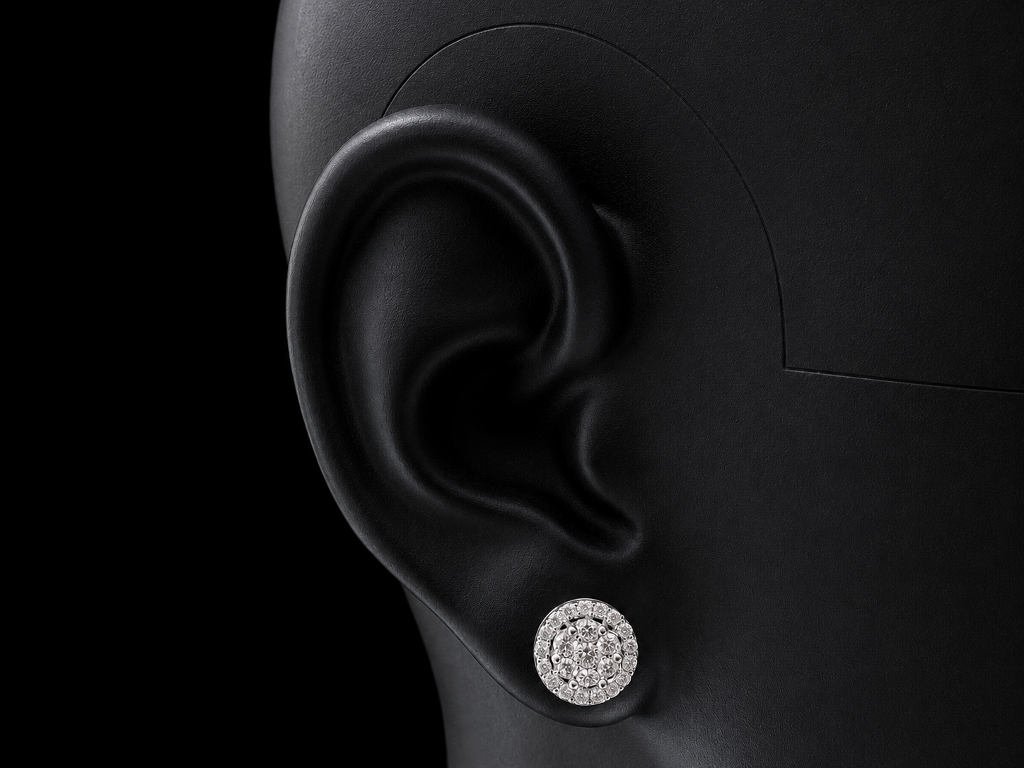 14K WHITE GOLD DIAMOND EARRINGS Angelica Jewellers