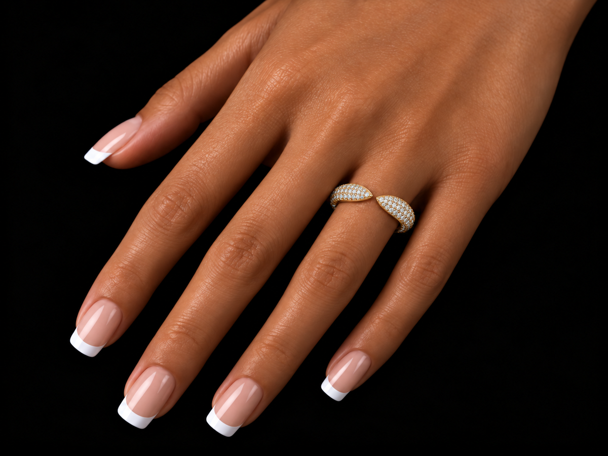 14K Gold Diamond Claw Ring – 0.21 CT