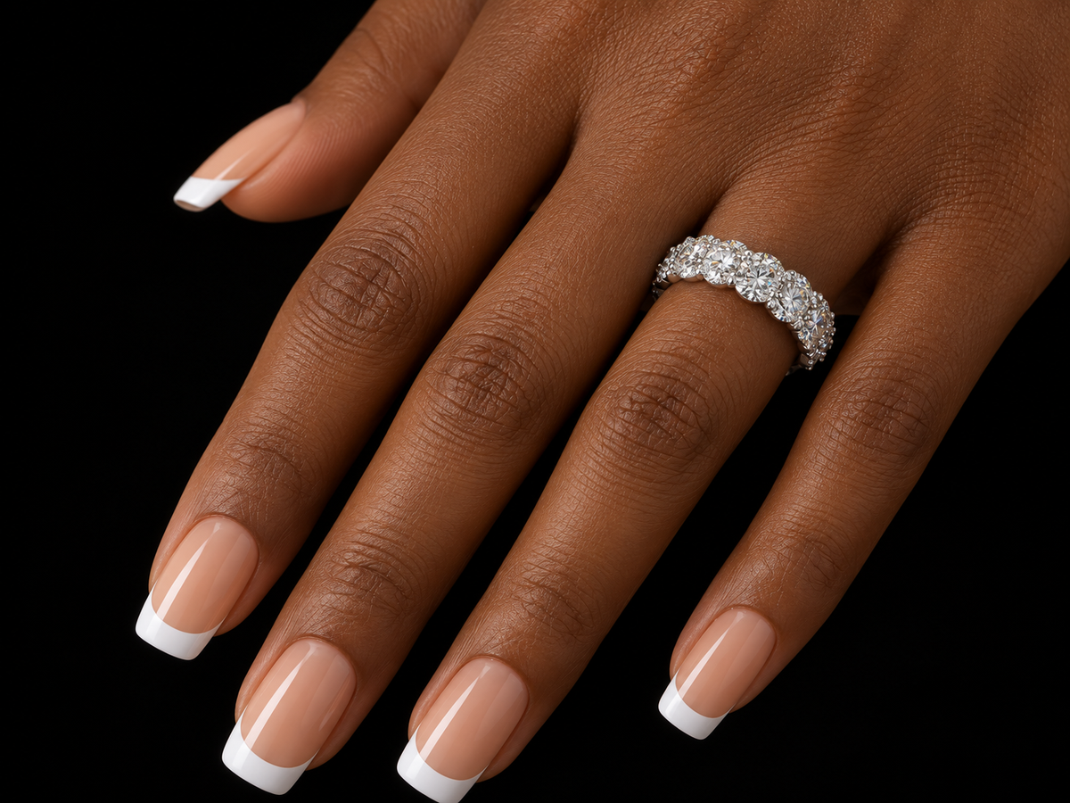 14K Gold Diamond Bezel Band – 0.50–0.60 CT Natural Diamonds, VVS F+ | 3.8mm (Copy) Angelica Jewellers