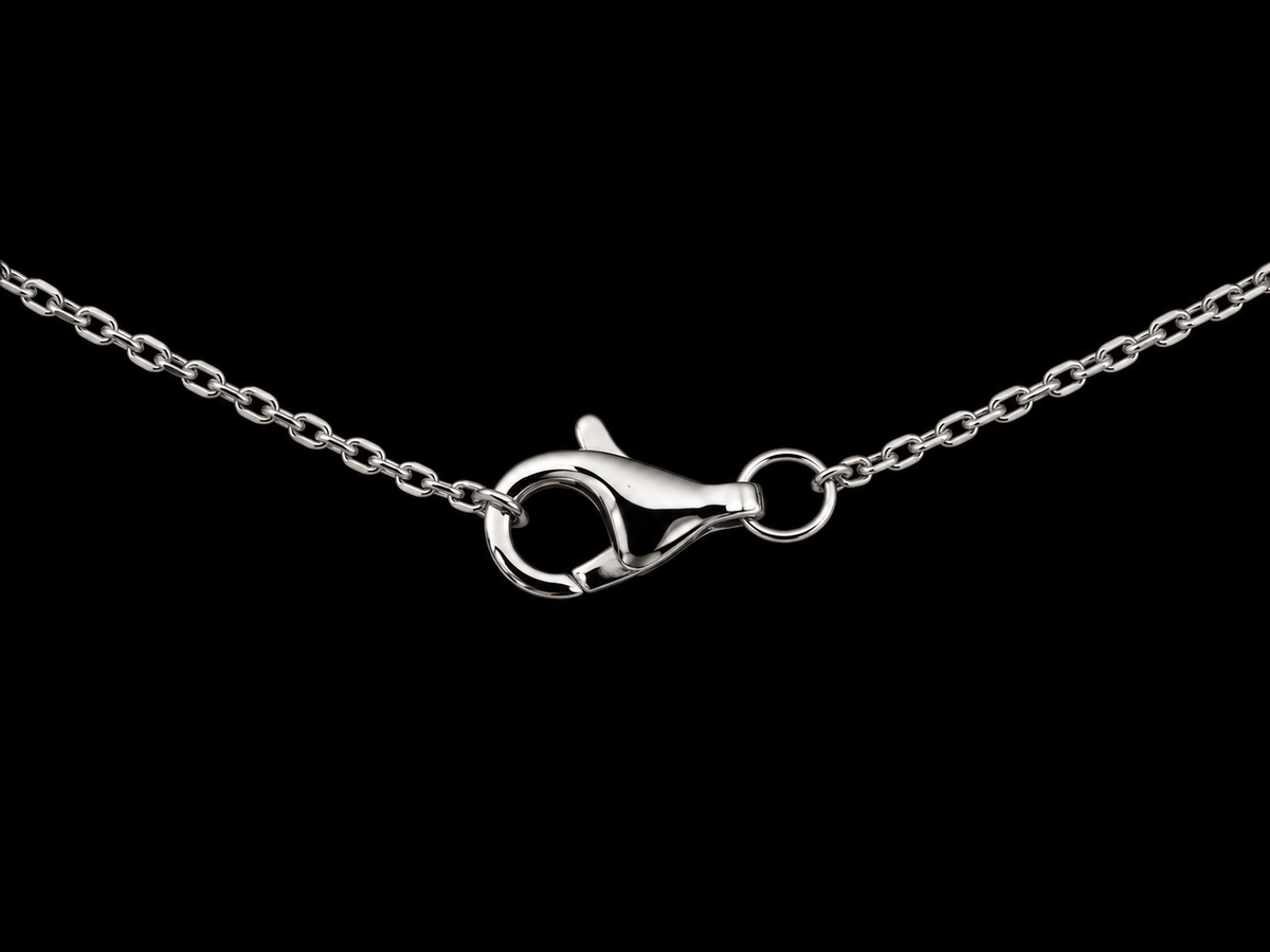 1.00 CTW Diamond Cross Necklace with 18-Inch Forsa Chain