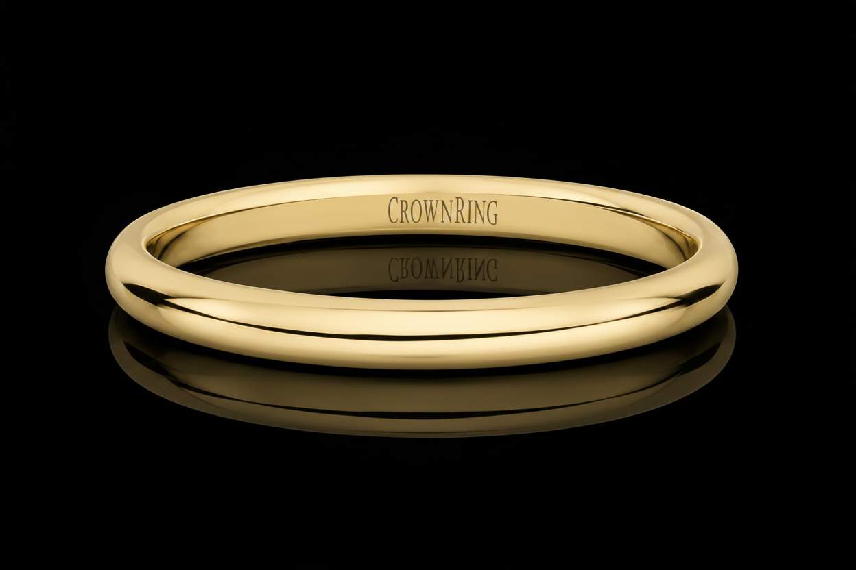 3mm Comfort-Fit Wedding Band – 14K Gold, 18K Gold or Platinum