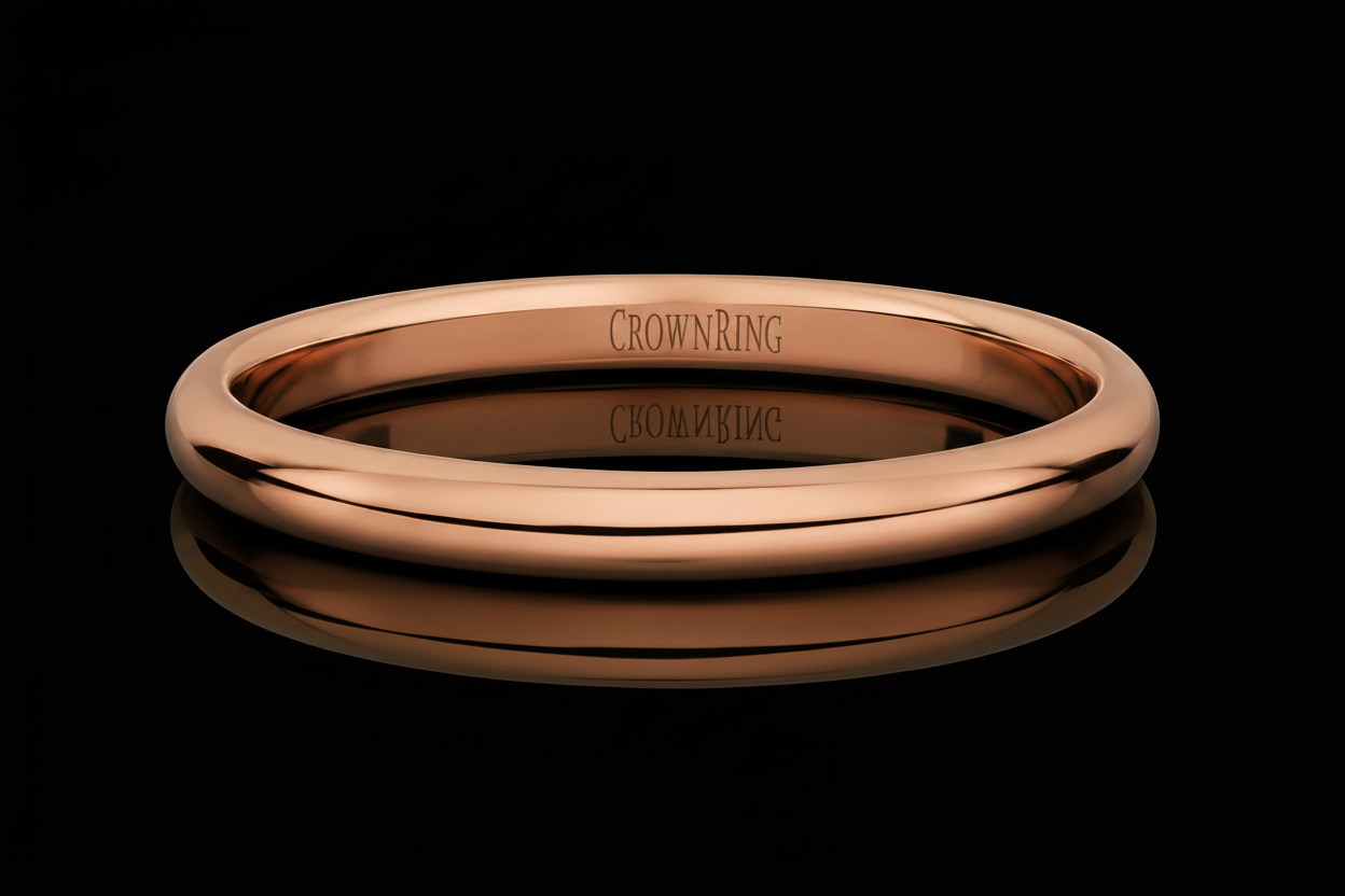 3mm Comfort-Fit Wedding Band – 14K Gold, 18K Gold or Platinum
