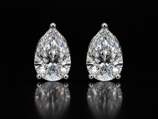 14KGold Lab-Grown Diamond Dangle Earrings – 6.06 CTW VS/VVS F+ | 35mm Luxury Floral Drop Earrings  Description (Copy) (Copy) Angelica Jewellers X Waves
