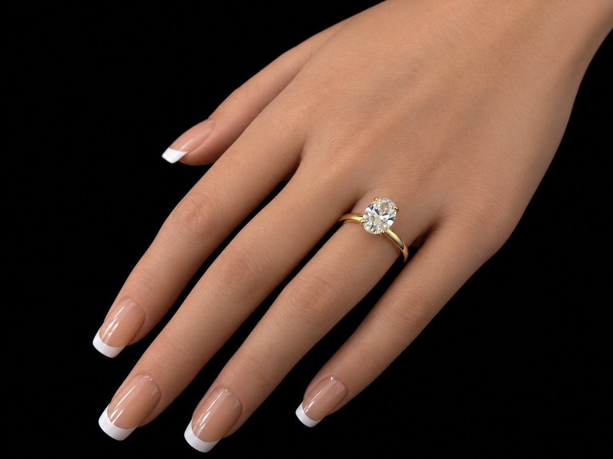 1.78 CTW Round Brilliant Diamond Twist Engagement Ring – 1.53 CT G VS1 Center (Copy) Angelica Jewellers