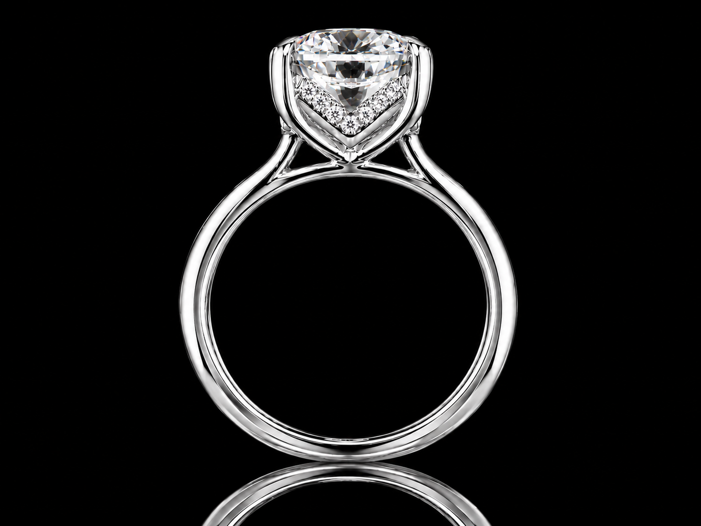 4.88 CT Elongated Cushion Lab Diamond Engagement Ring | IGI E VS1