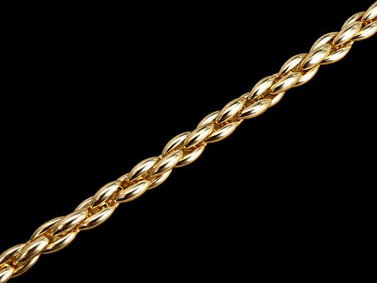 10K Yellow Gold Popcorn Chain – 5.50MM