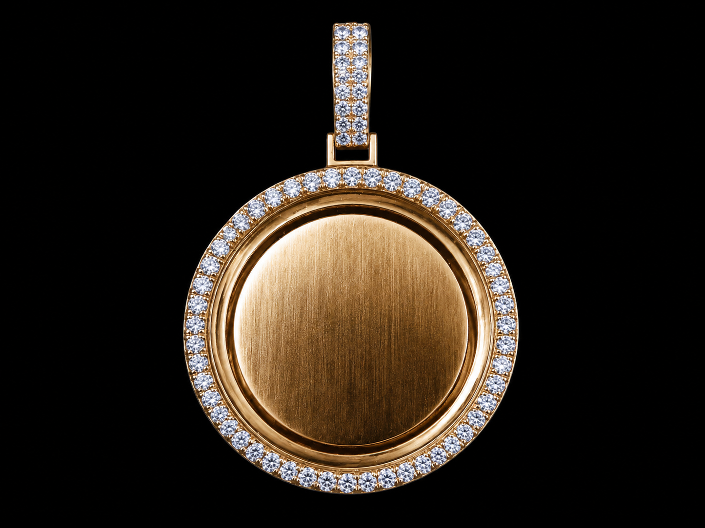 14K Gold & Diamond Memory Pendant