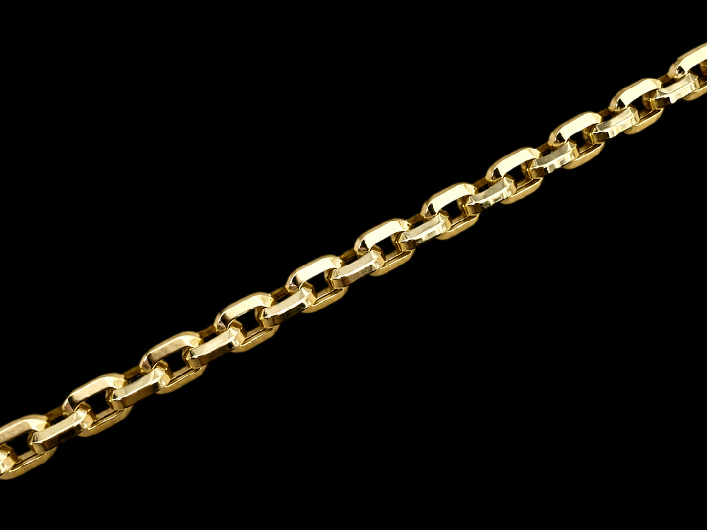 10K Yellow Gold Box Link Chain – 6mm, 22”, 27.5g