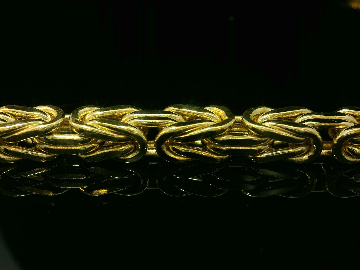 10K YELLOW GOLD BYZANTINE CHAIN 6MM