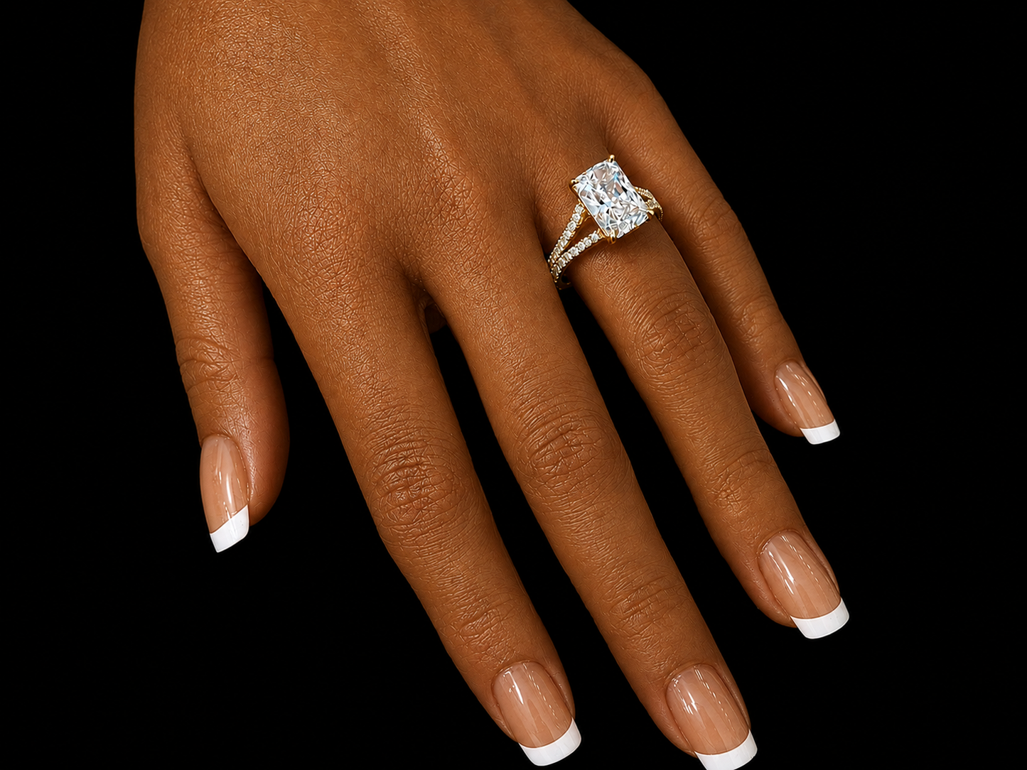 Classic Split Shank Engagement Ring | 3.50 CTW Lab-Grown Diamonds | Available in 14K, 18K &amp; Platinum