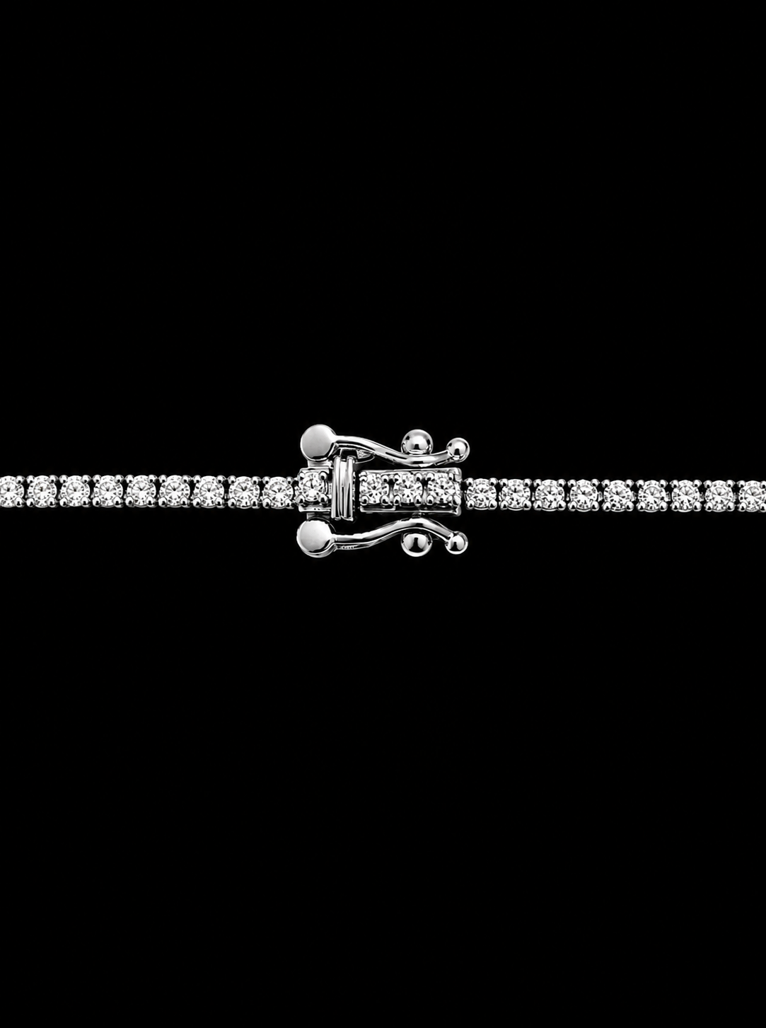 14K Gold 1.10 CTW Lab-Grown Diamond Tennis Bracelet – F+ VS–VVS – 6.5"