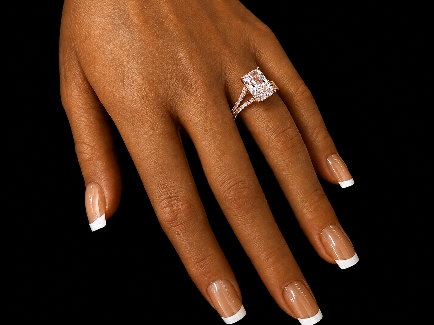 Classic Split Shank Engagement Ring | 3.50 CTW Lab-Grown Diamonds | Available in 14K, 18K &amp; Platinum